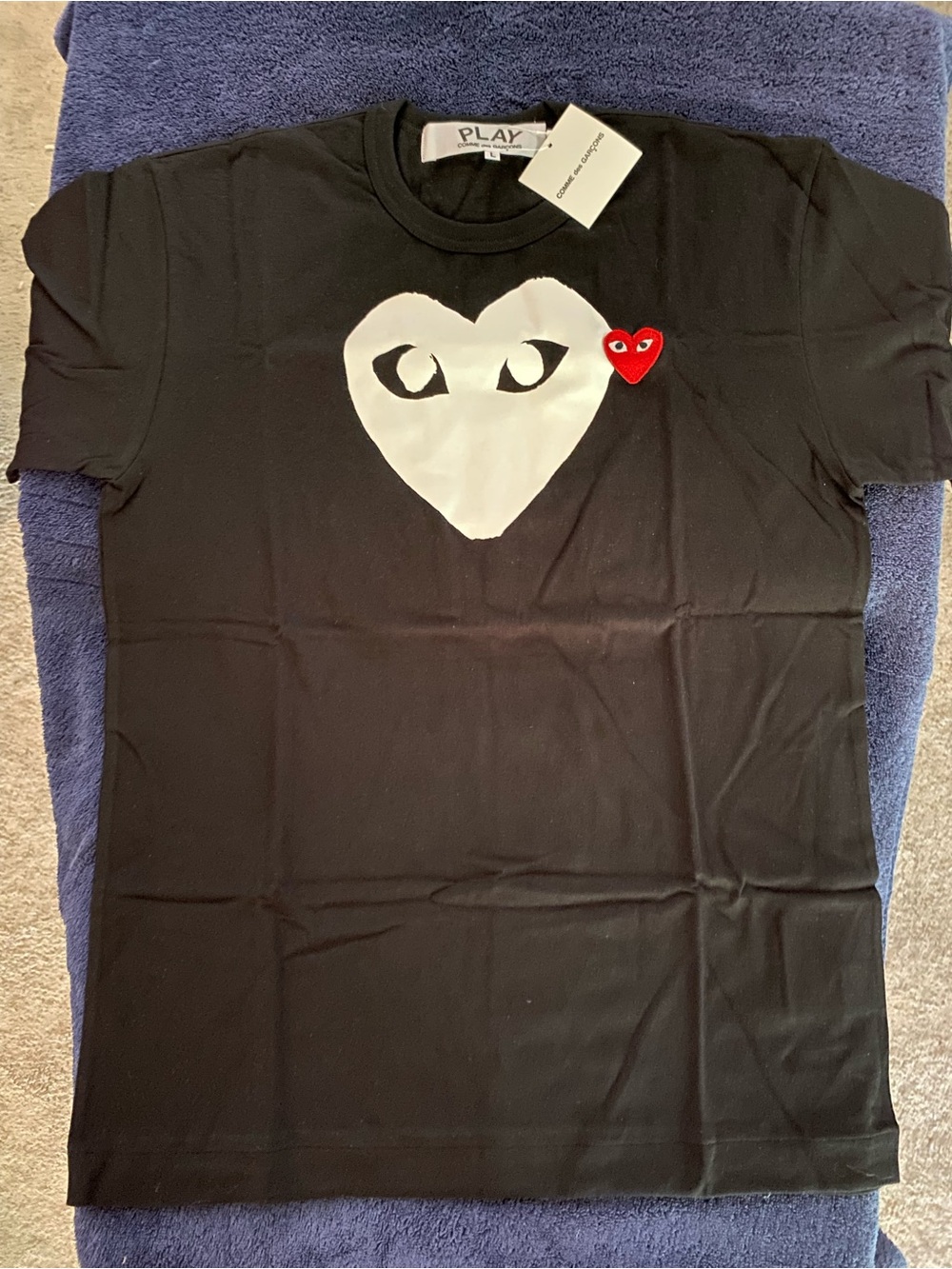 Comme des Garcons PLAY Black Heart Logo Tee